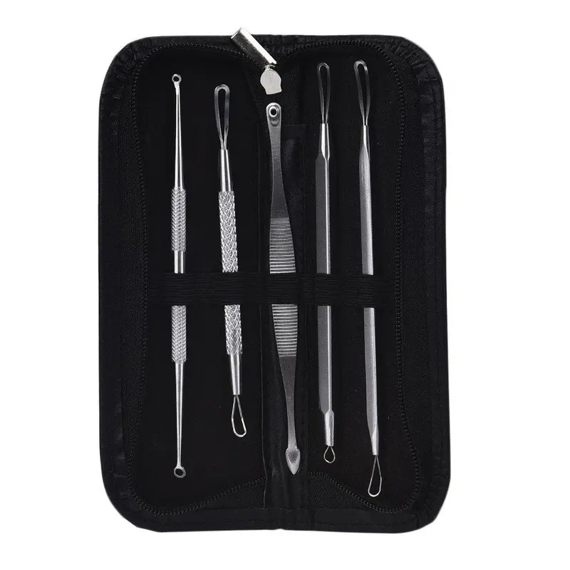 Goforward 5 Pc Stainless Steel Needle Acne Blackhead Acne Suit 1