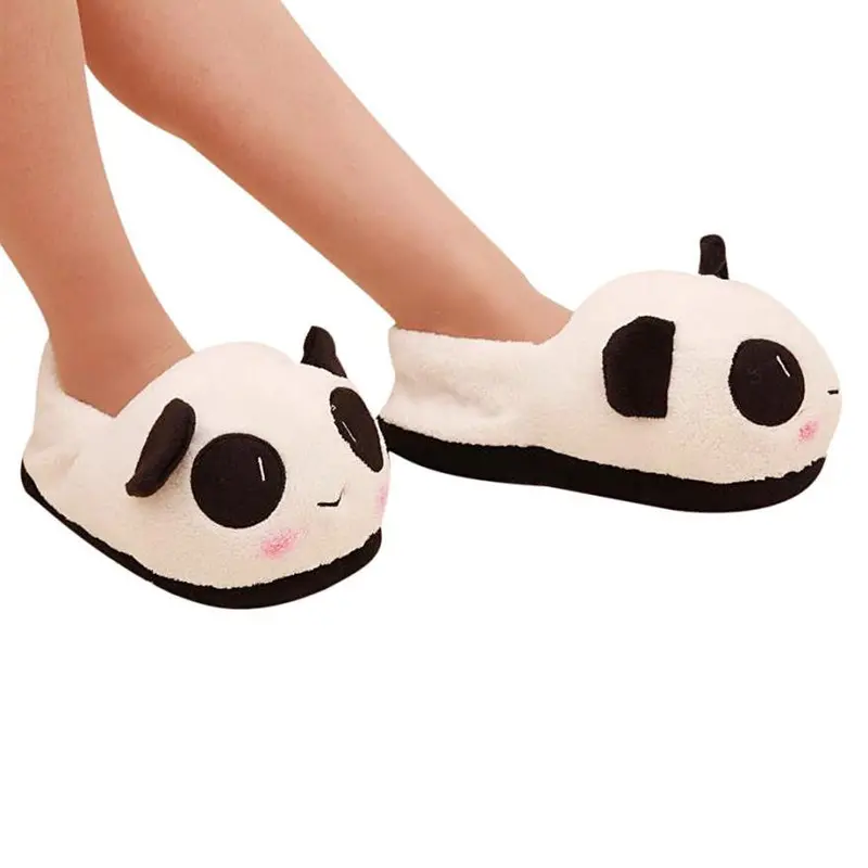 Goforward Aslt Women Men Soft Cute Pa Warm Plush Antiskid Indoor Home Slipper 1