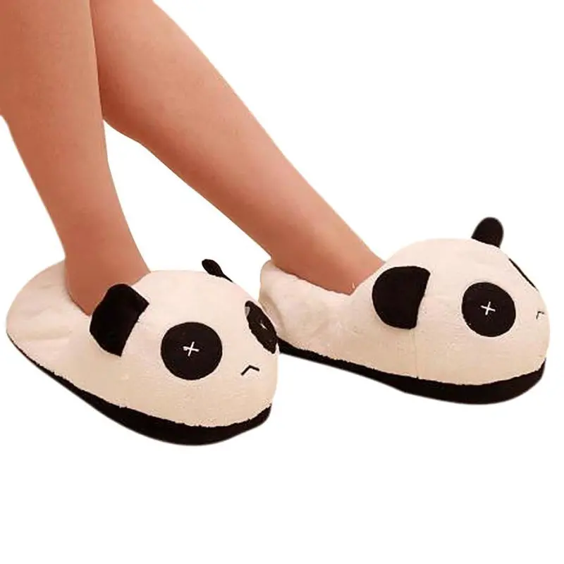 Goforward Aslt Women Men Soft Cute Pa Warm Plush Antiskid Indoor Home Slipper 2