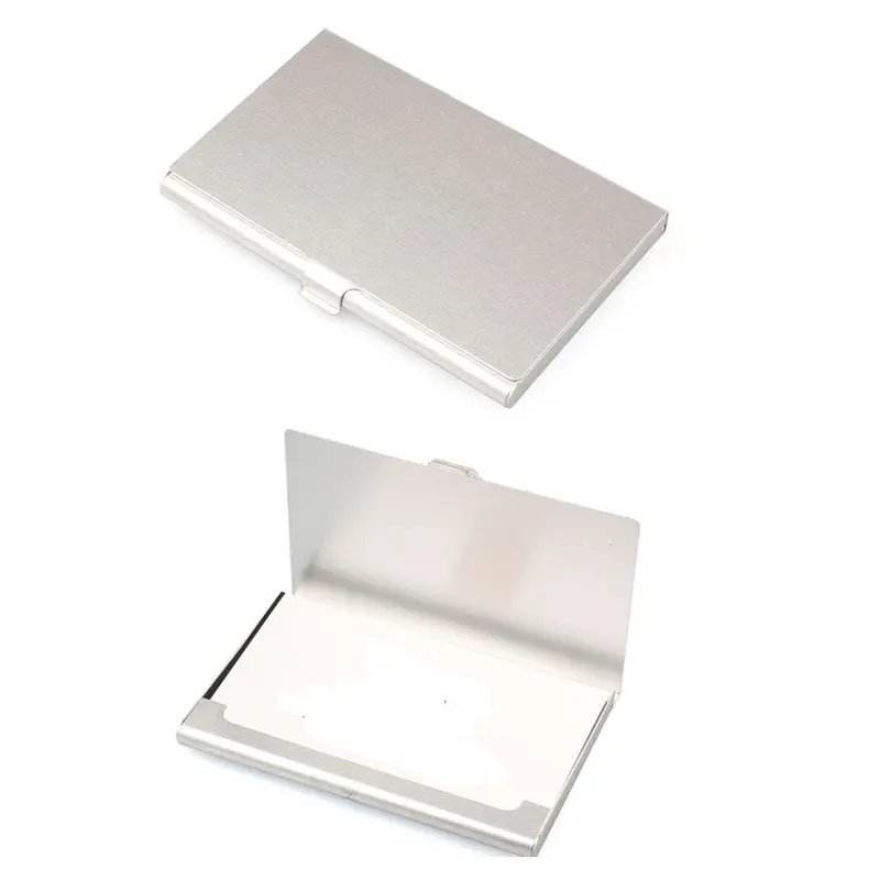 Goforward Creative Aluminum Holder Metal Box Cover Credit Business Card Wallet Waterproof 2