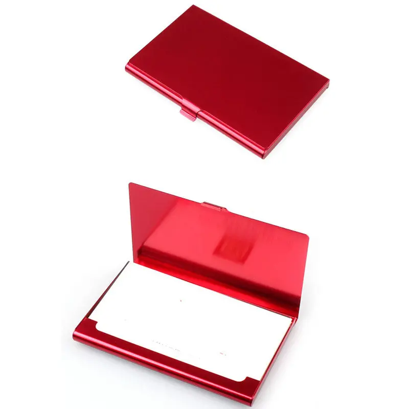 Goforward Creative Aluminum Holder Metal Box Cover Credit Business Card Wallet Waterproof 3