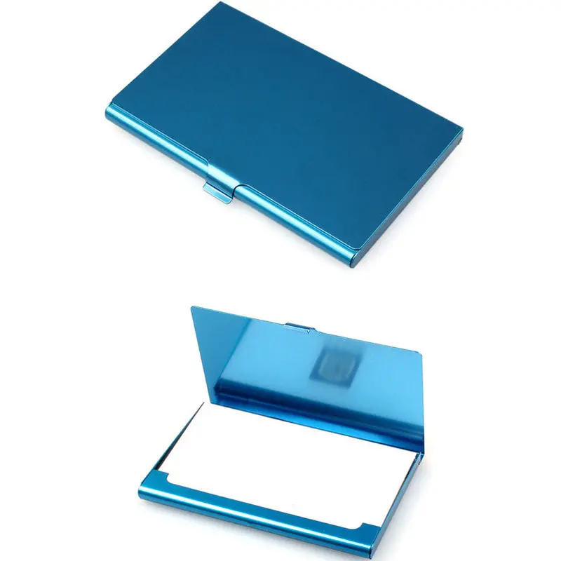 Goforward Creative Aluminum Holder Metal Box Cover Credit Business Card Wallet Waterproof 4