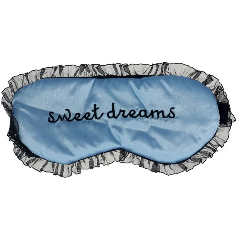 Goforward Cute Lace Sleeping Eye Mask Blindfold Shade Sleep Aid Satin For S 1