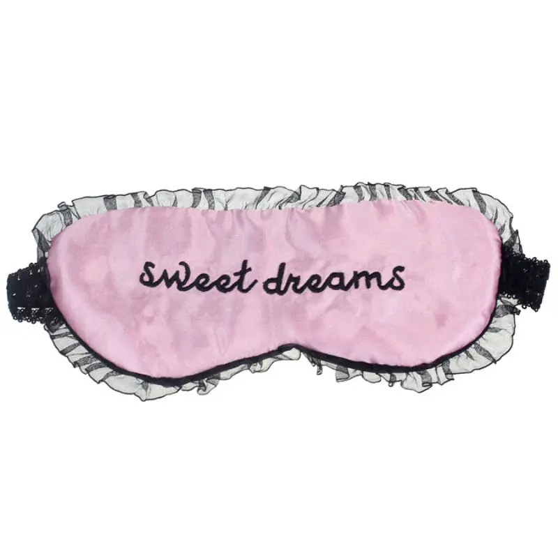 Goforward Cute Lace Sleeping Eye Mask Blindfold Shade Sleep Aid Satin For S 2