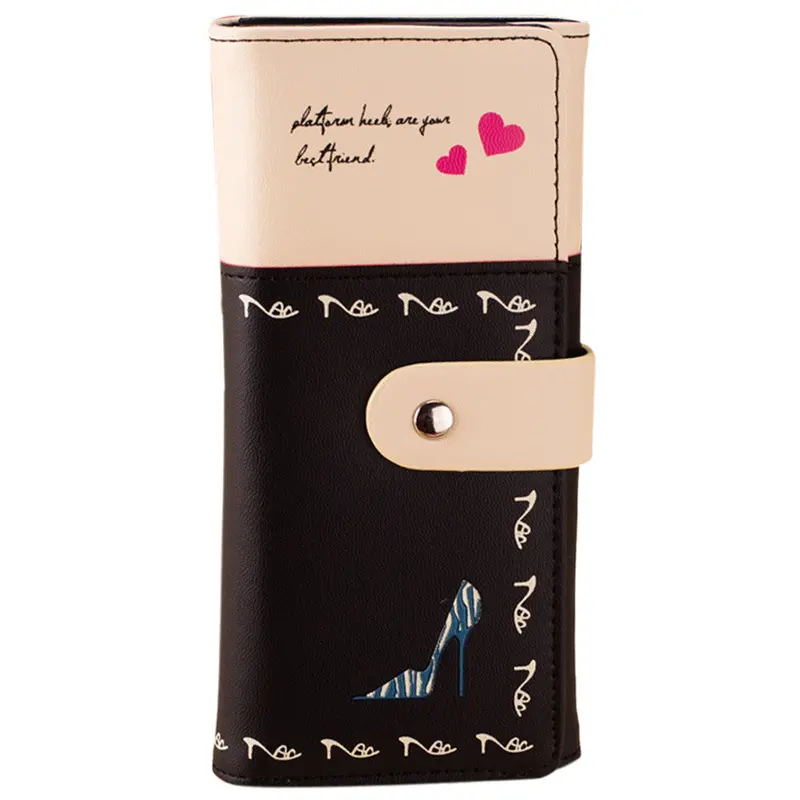 Goforward Heels Purse Clutch Button Wallet Bag Hbag Card Holder 1