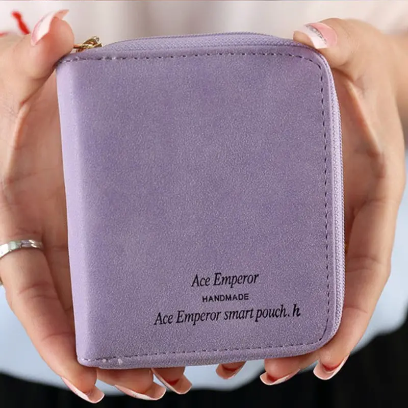 Goforward Lady Women Zipper Mini Purse Leather Wallet Credit Card Holder Bags Gift 5