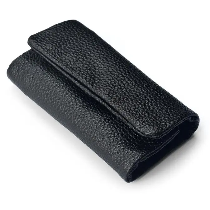 Goforward Men Leather Wallet Car Key Chain Holder 6 Ring Pouch Case 1