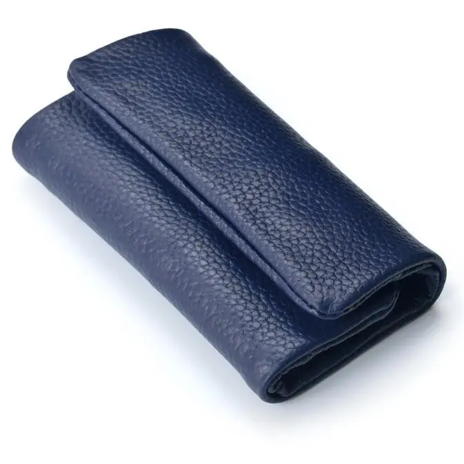Goforward Men Leather Wallet Car Key Chain Holder 6 Ring Pouch Case 2