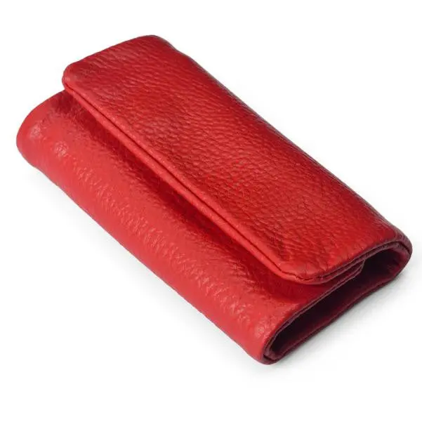 Goforward Men Leather Wallet Car Key Chain Holder 6 Ring Pouch Case 5