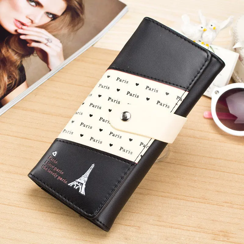 Goforward Money Purse Clutch Button Wallet Bag Card Holder 1