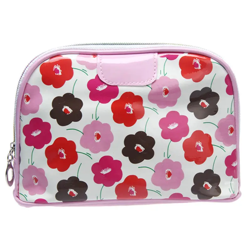 Goforward Patent Leather Portable Storage Makeup Bag 3