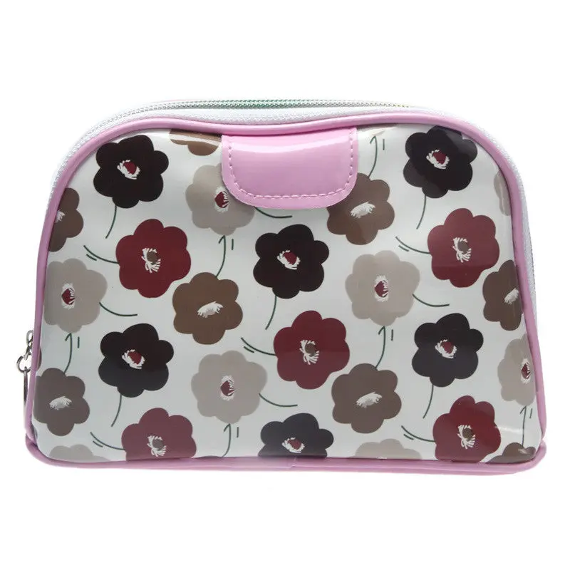 Goforward Patent Leather Portable Storage Makeup Bag 6