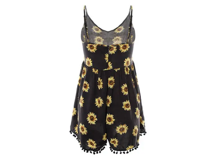 Goforward Sexy Women Casual Sleeveless Short Mini Jumpsuit 3