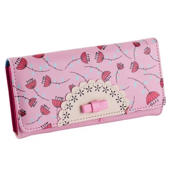 Goforward Sweet College Wind Bowknot Wallet 4