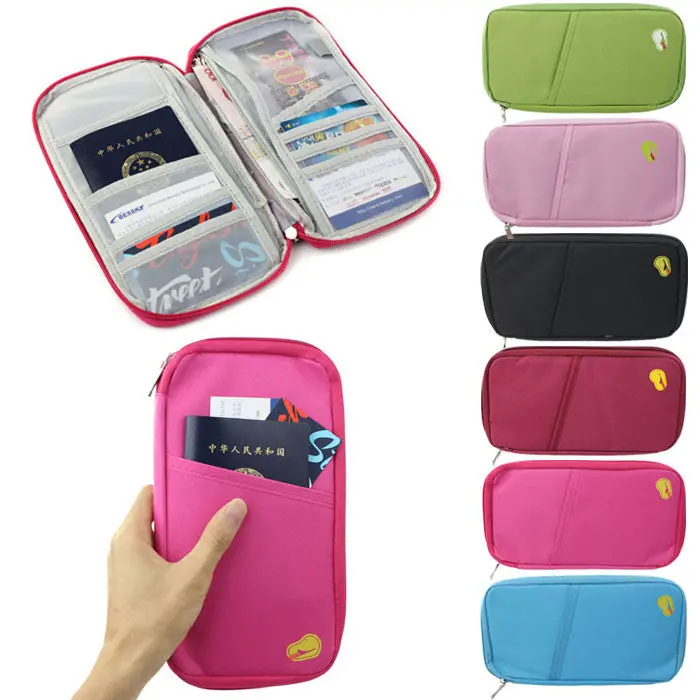 Goforward Travel Passport Credit Id Card Cash Holder Organizer Wallet Purse Case Bag 2