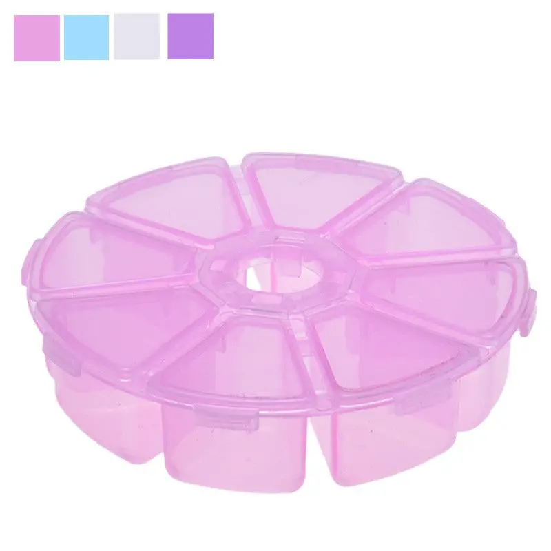 Goforward Women 8 Grids Plastic Makeup Desktop Storage Box 1