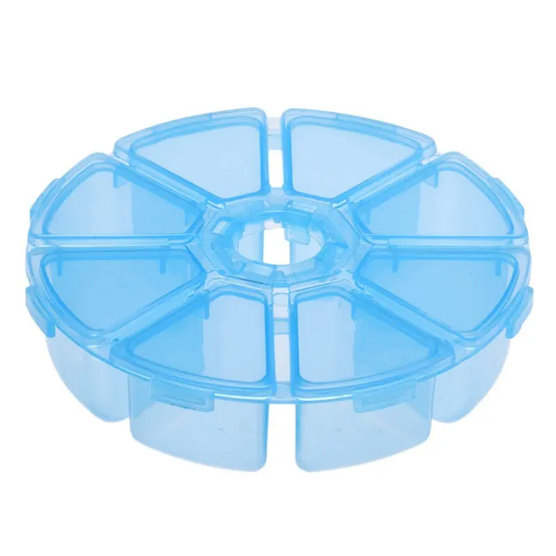 Goforward Women 8 Grids Plastic Makeup Desktop Storage Box 3