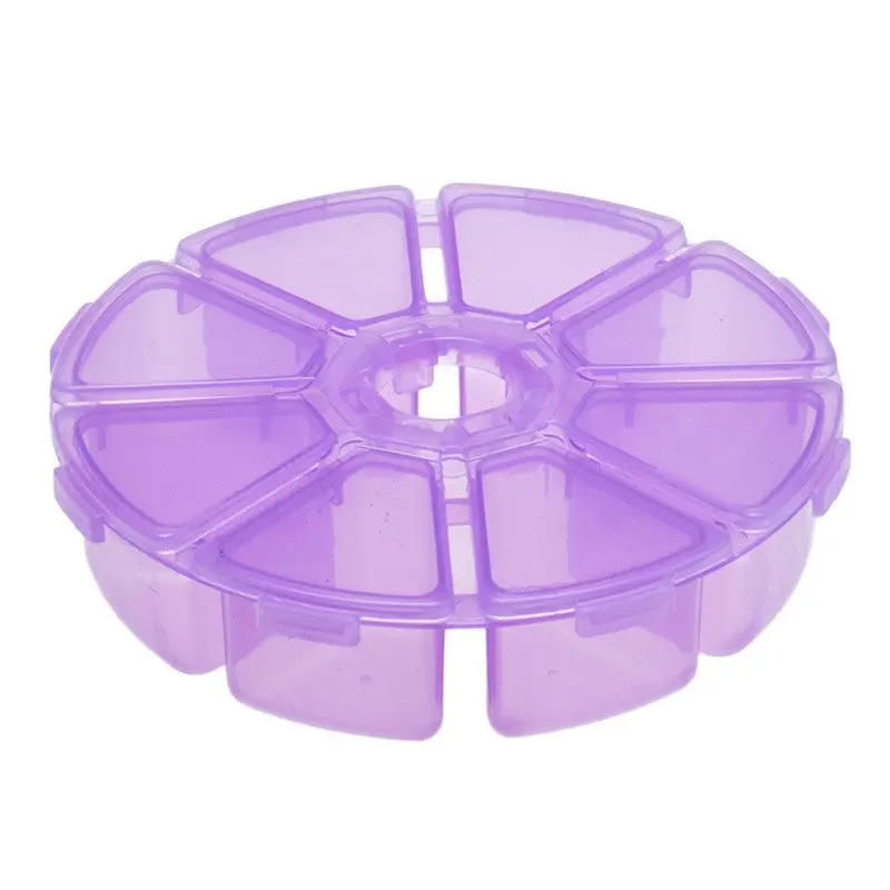 Goforward Women 8 Grids Plastic Makeup Desktop Storage Box 4