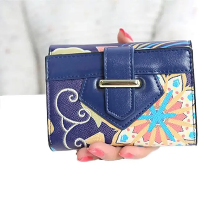Goforward Women Clutch Short Purse Leather Wallet Card Holder Hbag Bag 2