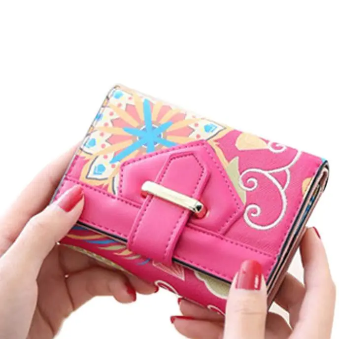 Goforward Women Clutch Short Purse Leather Wallet Card Holder Hbag Bag 3