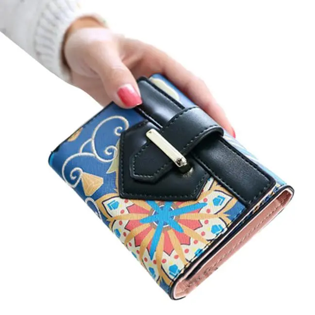 Goforward Women Clutch Short Purse Leather Wallet Card Holder Hbag Bag 4