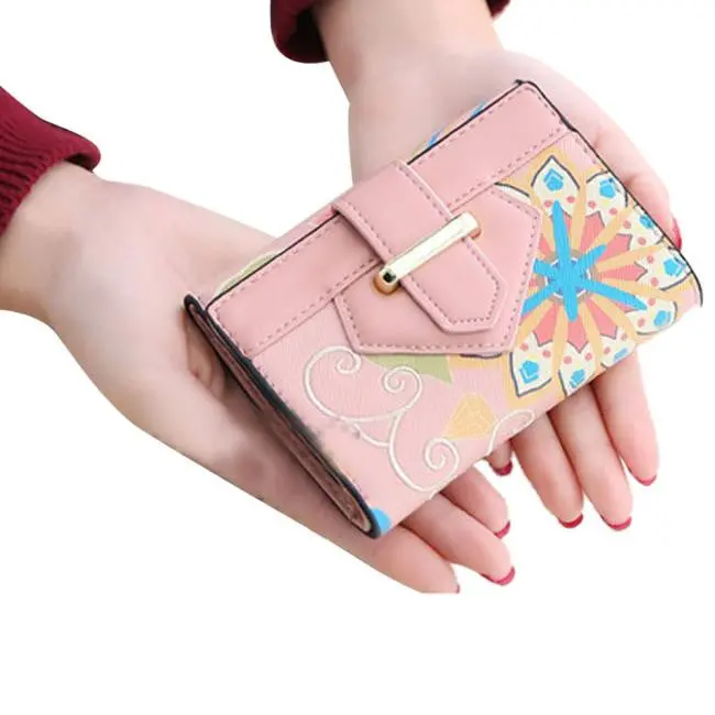 Goforward Women Clutch Short Purse Leather Wallet Card Holder Hbag Bag 5