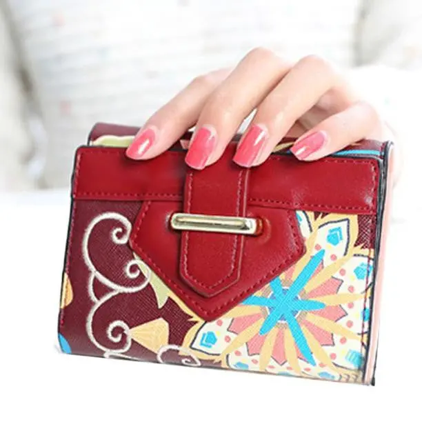 Goforward Women Clutch Short Purse Leather Wallet Card Holder Hbag Bag 7