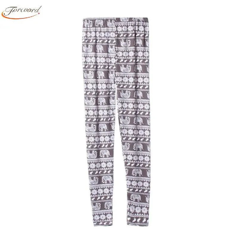 Goforward Women Leggings Sexy Elastic Trousers Slim Cartoon Printed Pattern Leggings Pants Women Ladies One Size Leggings 3