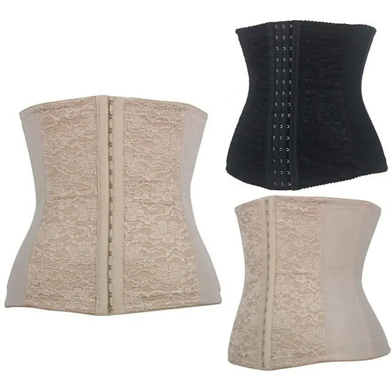 Goforward Women Shaper Elasticity Lace Waist Cincher Underbust Cor Body 3