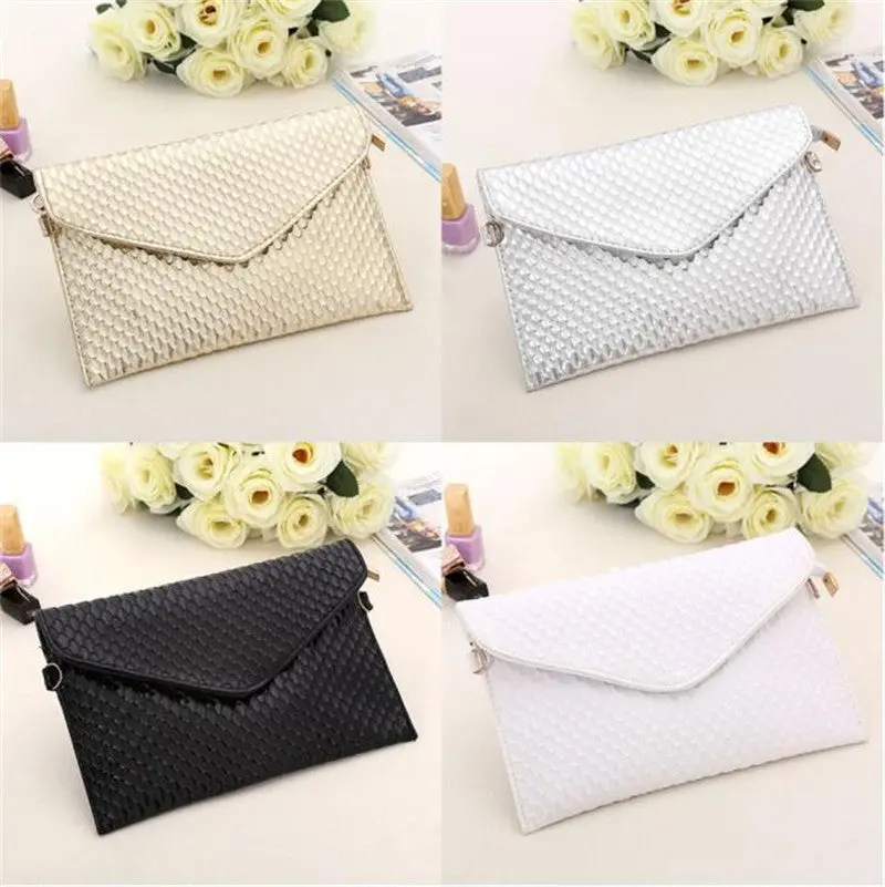Goforward Women Simple Solid Envelope Style Shoulder Bag Messenger Bag Casual Hbag 2