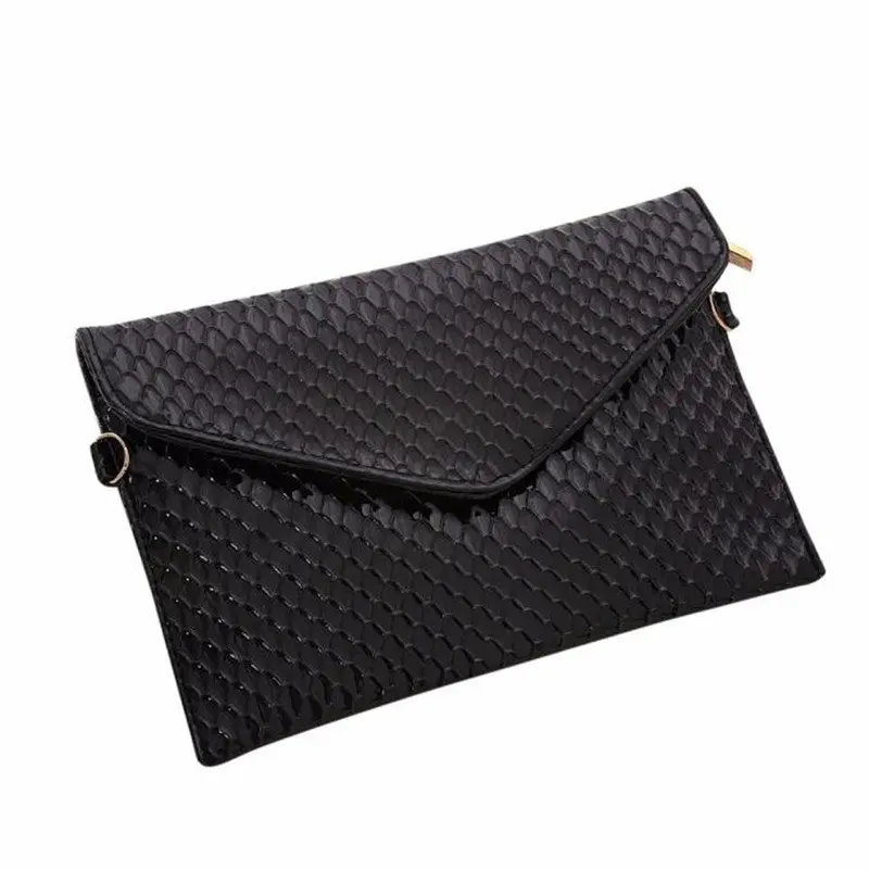 Goforward Women Simple Solid Envelope Style Shoulder Bag Messenger Bag Casual Hbag 4