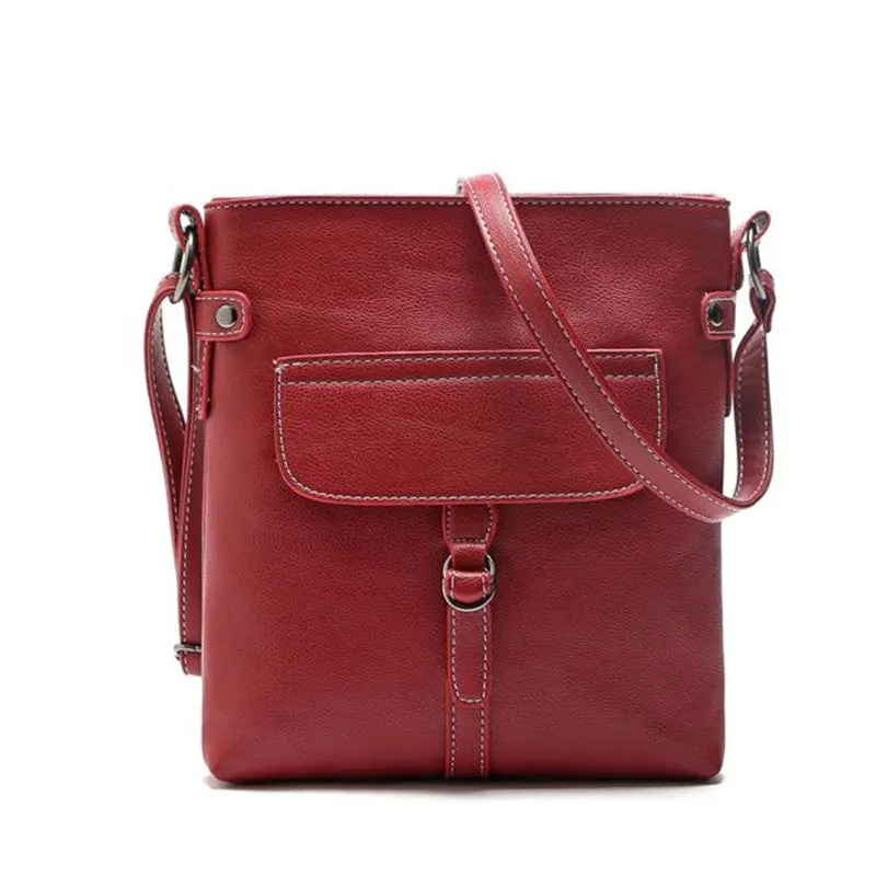 Goforward Womens Ladies Leather Satchel Cross Body Shoulder Messenger Bag Hbag 3