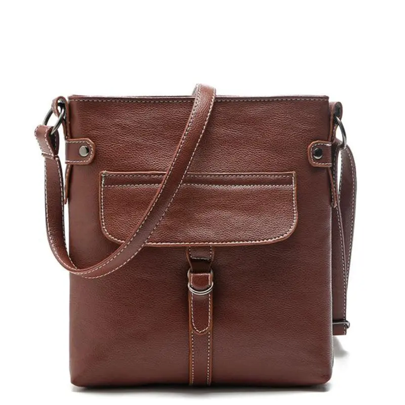 Goforward Womens Ladies Leather Satchel Cross Body Shoulder Messenger Bag Hbag 4