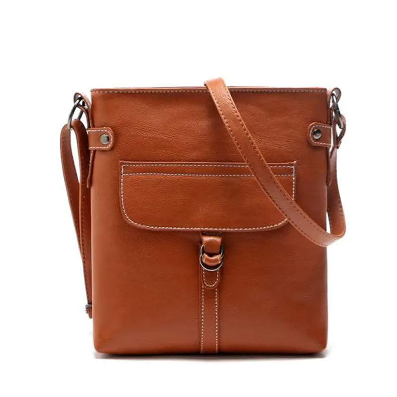 Goforward Womens Ladies Leather Satchel Cross Body Shoulder Messenger Bag Hbag 4