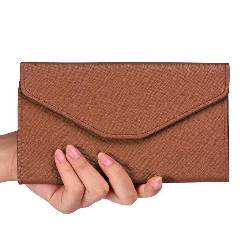 Goforward Women's Luxury Purses Clutch Long Purse Leather Wallet Card Holder Hbag Phone Bagmens Wallet Leather 2