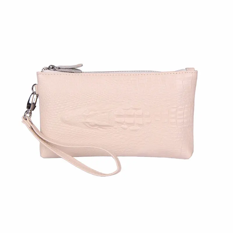 Gofoward Women Crocodile Leather Wallets Purse Wallet Clutch Bag Evening Bag 1
