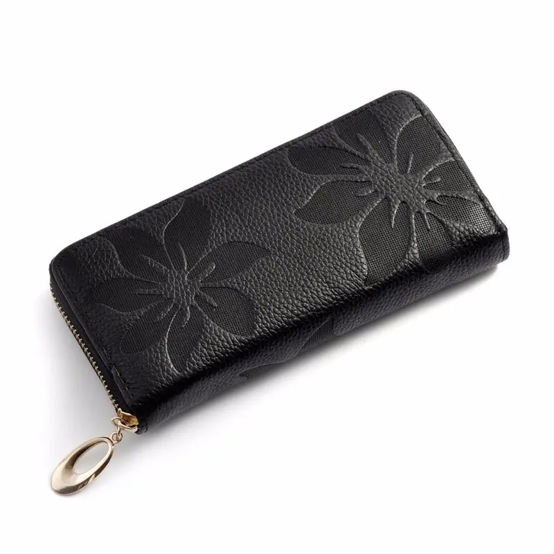 Gofoward Women Leather Purse Wallet Phone Card Bag Zipper Wallets 1