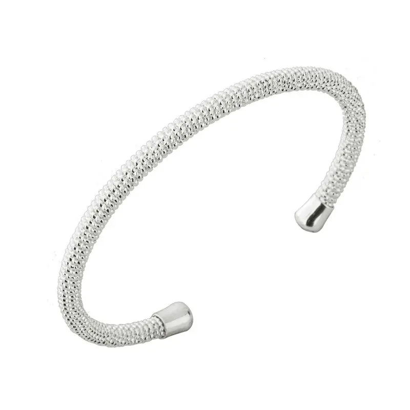 Gold And Silver Simple Mesh Bangles Jewelry Bangles 10Pcs-G009 1