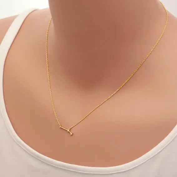 Gold Plated Aries Zodiac Sign Astrology Necklace Constellation Astrology Necklace N213 1