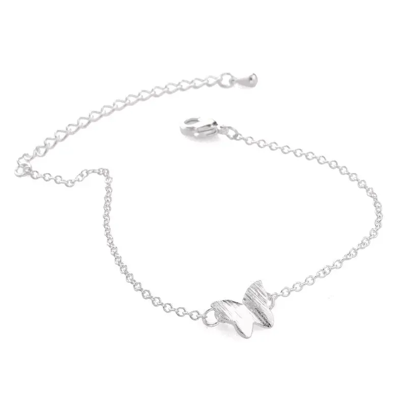 Gold Plated Cute Butterfly Bracelets Love Animal Insect Bracelets B015 1