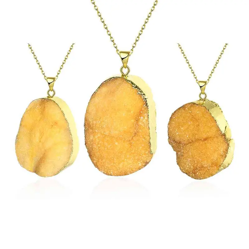 Gold Plated Multicolor Stone Necklaces Colorful Stone Collier Femme Wedding Decoration294 1