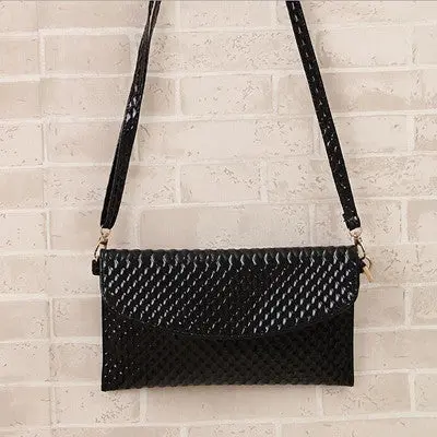 Gold Silver Women Fingerprint Leather Handbag Cross Body Shoulder Messenger Bag Ladies Crossbody Handbags Small 1