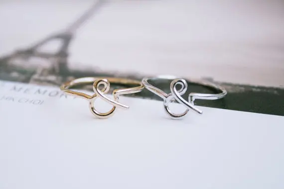Gold Silver You And I Rings Anniversary Rings Jewelry Rings 1