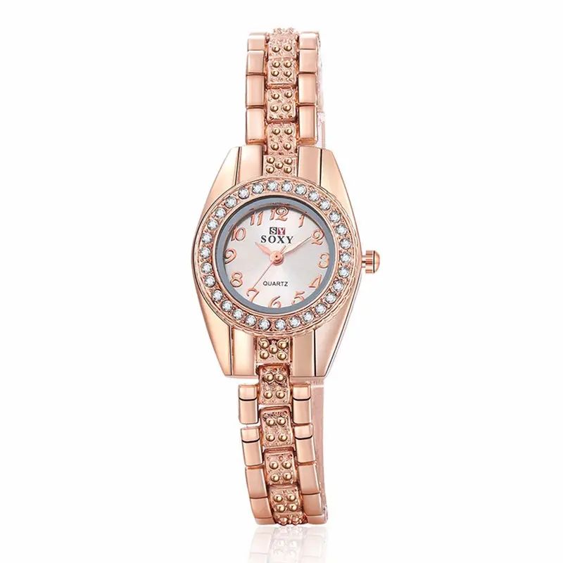 Gold Watch Women Luxury Quartz Watch Full Steel Women Watches Crystal Bracelet Clock Girl Dress Relogio Reloj 1