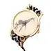 Gold Watches Relojes Mujer Ladies Quartz Analog Clock Wrist Hour Popular Giraffe Colorful Dress Hour 3
