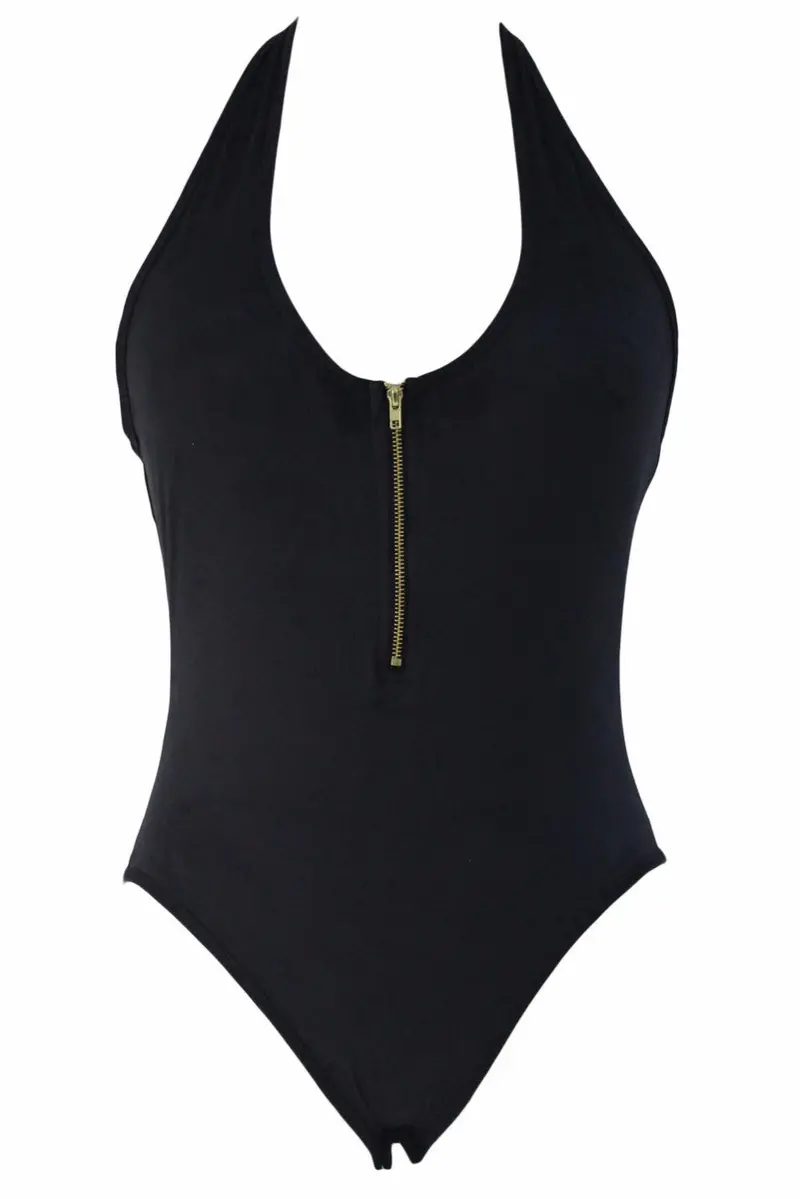 Good Elastic Beyonce Bodysuit Rompers Suede Halter Jumpsuit Black Sleeveless Sexy Suit Outfits 6