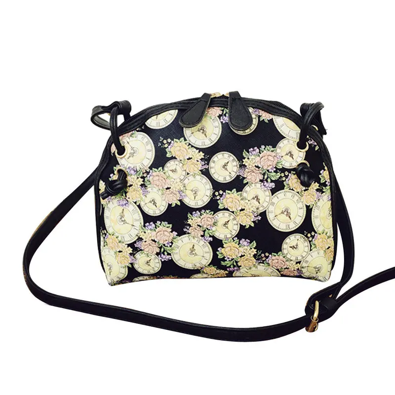 Good Sale Women Printing Shoulder Bag Pu Leather Purse Satchel Messenger Bag Bolsa Feminina 1