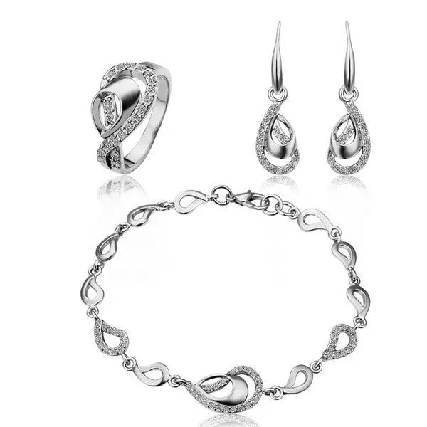 Gorgeous 18K Gold Plated Jewelry Sets Diy Smtps228 1