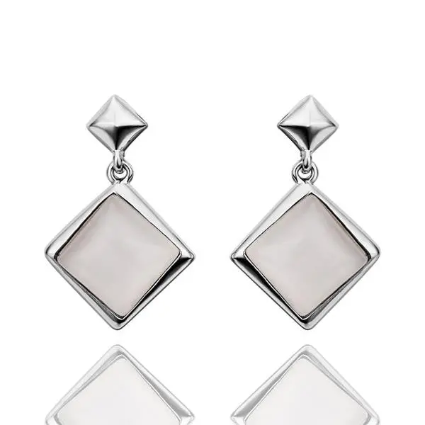 Gorgeous 18K Gold Plating Earring Inverted Quadrilateral Stud Pendientes Bear Margarida 138 1