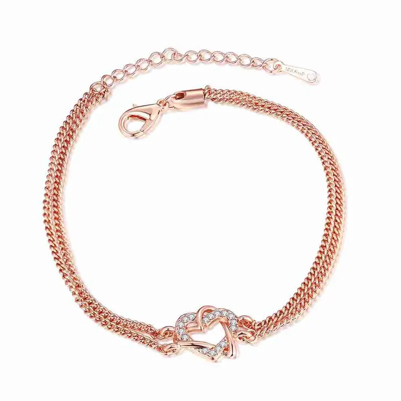 Gorgeous Austrian Crystal Bracelet Snake Chain Bracelete Elegant 1